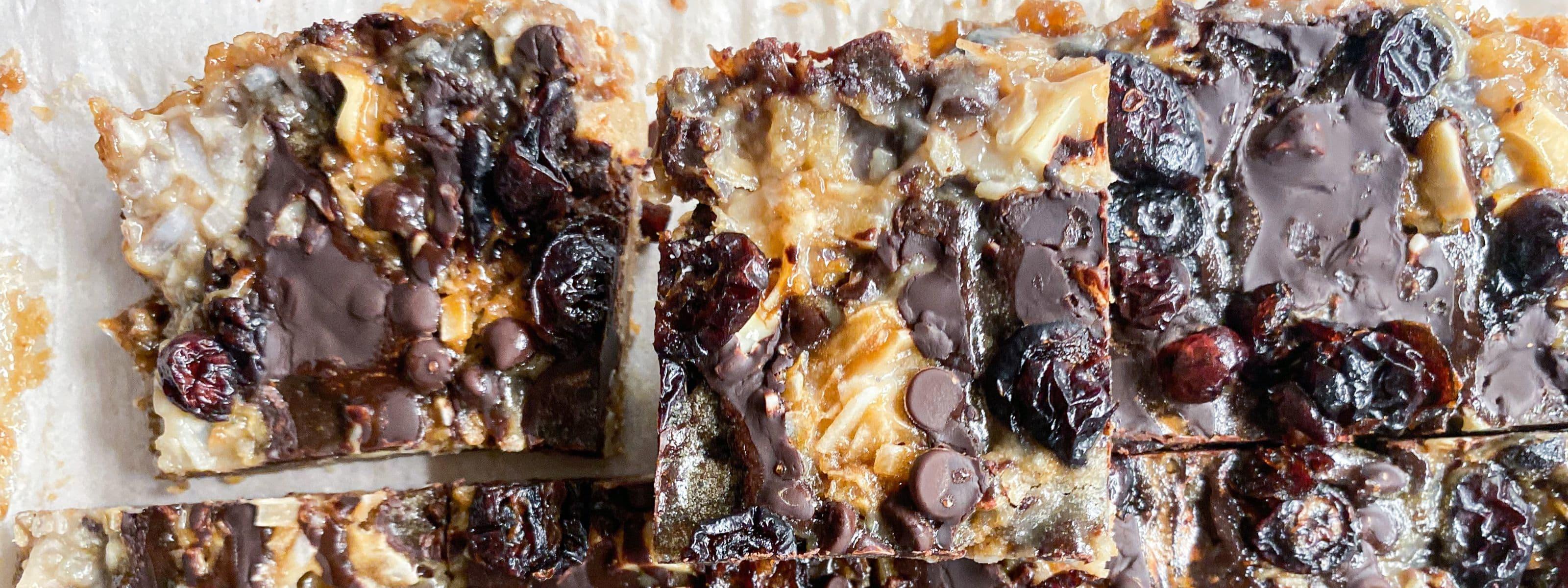 Cranberry Cashew 7 Layer Bars